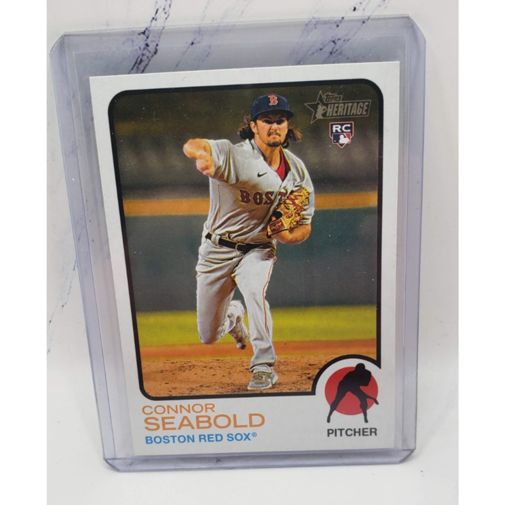 2022 Topps Heritage Connor Seabold SP RC #701 Boston Red Sox